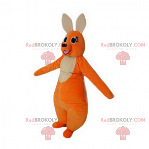 Mascota canguro naranja - Redbrokoly.com