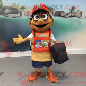 Paella-mascottekostuum...