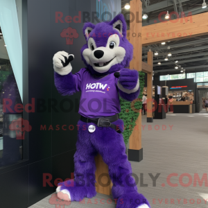 Disfraz de mascota Purple...