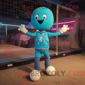 Cyan Volleyball Nett...
