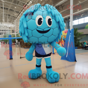 Cyan Volleyball Nett...