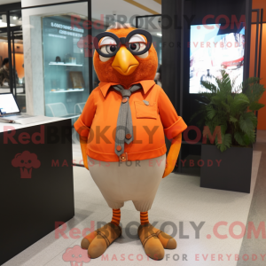 Disfraz de mascota codorniz...