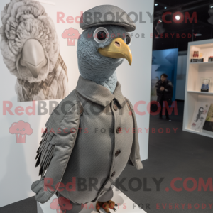 Gray Guinea Fowl mascot...