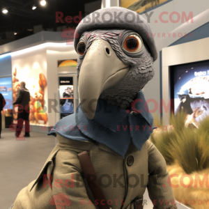 Gray Guinea Fowl mascot...