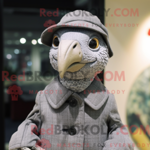 Gray Guinea Fowl mascot...