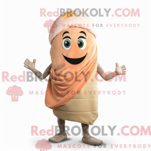 Peach Falafel maskot...