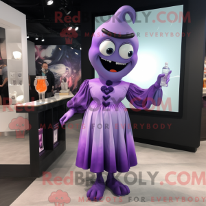 Costume de mascotte Purple...