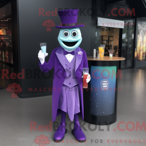 Costume de mascotte Purple...
