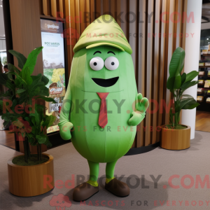 Grønn Mango maskot drakt...