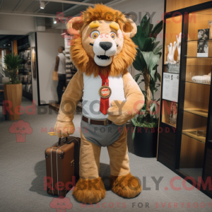 Postava maskota Rust Lion...