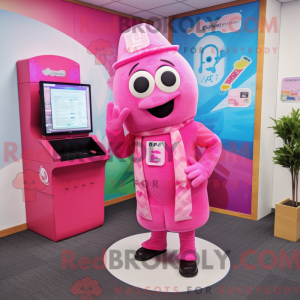 Disfraz de mascota de Pink...