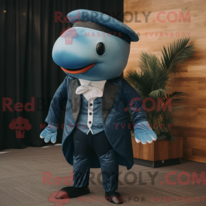 Rust Blue Whale maskot...