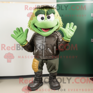 Personaggio mascotte guanto...