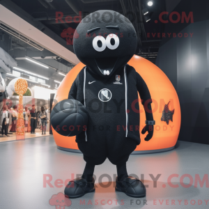 Sort Basketball Ball maskot...