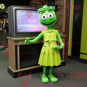 Lime Green Television...