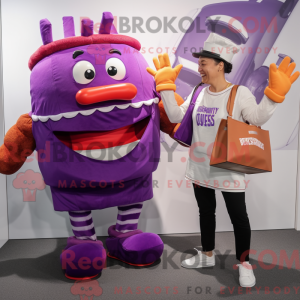 Postava maskota Purple...