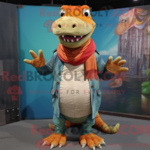 Rust Krokodille maskot...