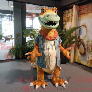 Rust Crocodile mascotte...