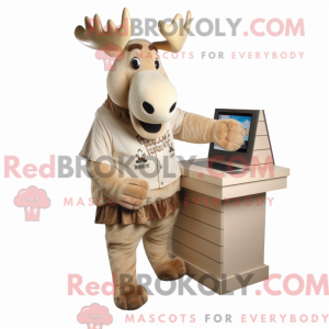 Máscara Beige Moose com...
