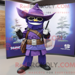 Lilla Samurai maskot...