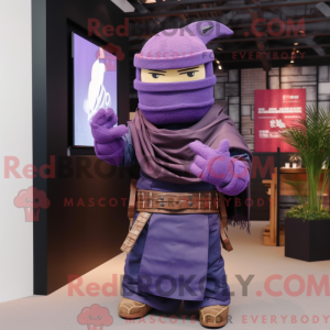 Lilla Samurai maskot...
