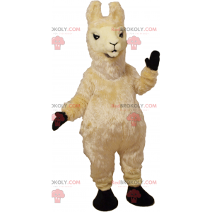 Beige Lama Maskottchen - Redbrokoly.com