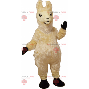 Beige Lama Maskottchen - Redbrokoly.com