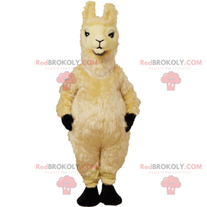 Beige Lama Maskottchen - Redbrokoly.com