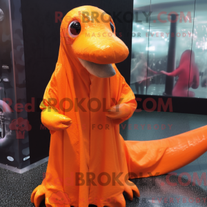 Oransje Loch Ness Monster...