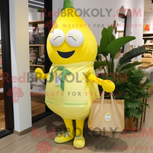 Lemon Yellow Radish mascot...