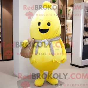 Lemon Yellow Radish mascot...