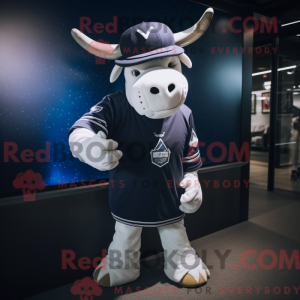 Navy Bull-mascottekostuum...