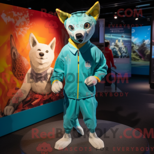 Costume mascotte de Dingo...