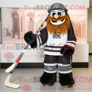 Mascotte de bâton de hockey...