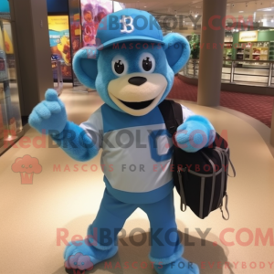 Postava maskota Sky Blue...