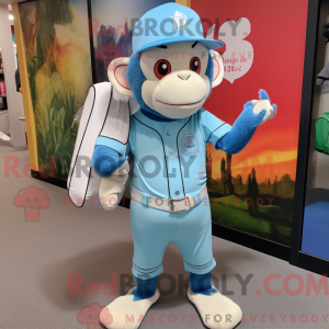 Postava maskota Sky Blue...