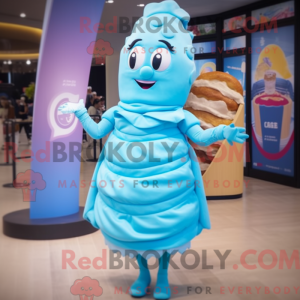 Sky Blue Croissant...