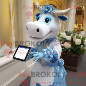 Postava maskota Sky Blue...