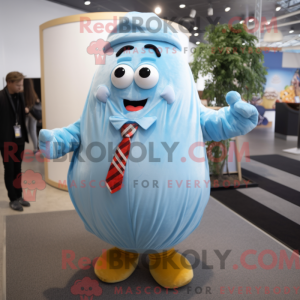 Sky Blue Potato mascot...