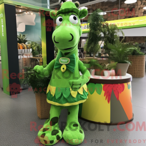 Groene giraffe...