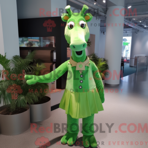 Groene giraffe...