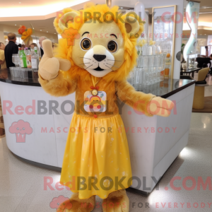 Costume mascotte de lion...