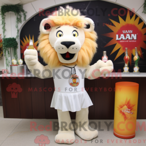 Costume mascotte de lion...