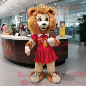 Costume mascotte de lion...