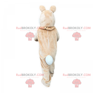 Mascotte de lapin souriant - Redbrokoly.com