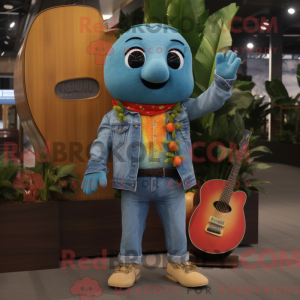 Figura de máscara Cyan...