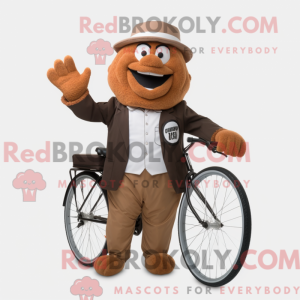 Brun Unicyclist maskot...