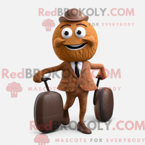 Brun Unicyclist maskot...