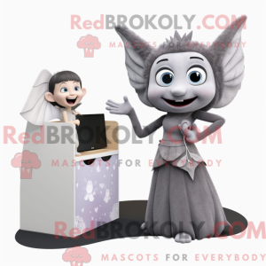 Grey Tooth Fairy maskot...