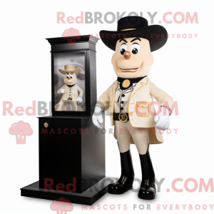 Cream Cowboy maskot kostume...